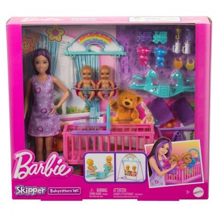 BARBIE SKIPPER DOLL TWIN BABYSITTER